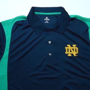 NOTRE DAME MENS POLO SHIRT GOLF SHIRT BRAND NEW